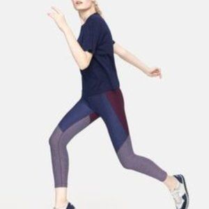 OV 3/4 Tri-Tone Warmup Legging - Navy/Plum/Gravel Excellent condition